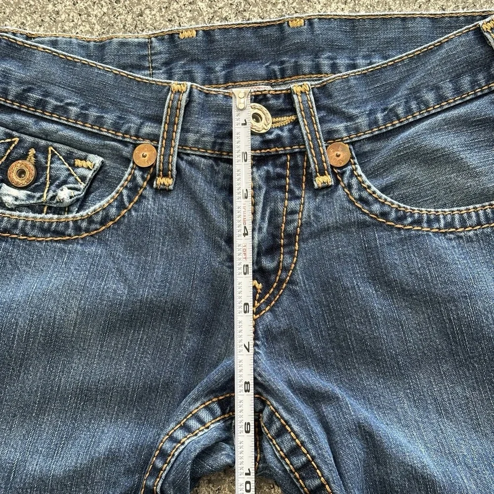 True Religion Corey Big T Jeans Mens 30x32 Heritage Bootcut Thick Stitch USA